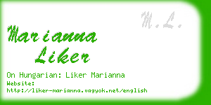 marianna liker business card